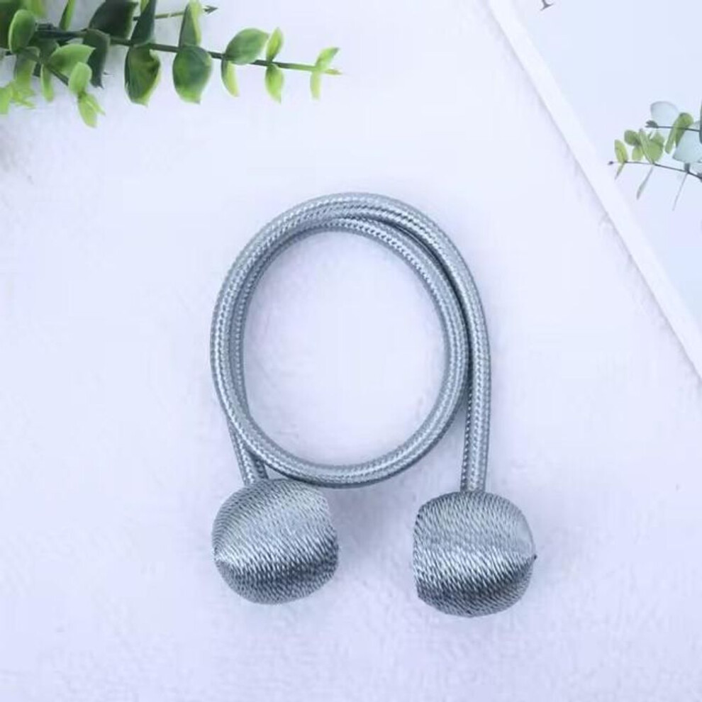 (blue, 1pcs) Magnetic Ball Curtain Tiebacks Tie Rope Accessory Rods Accessoires Backs Holdbacks Buckle Clips Hook Holder Home Decor