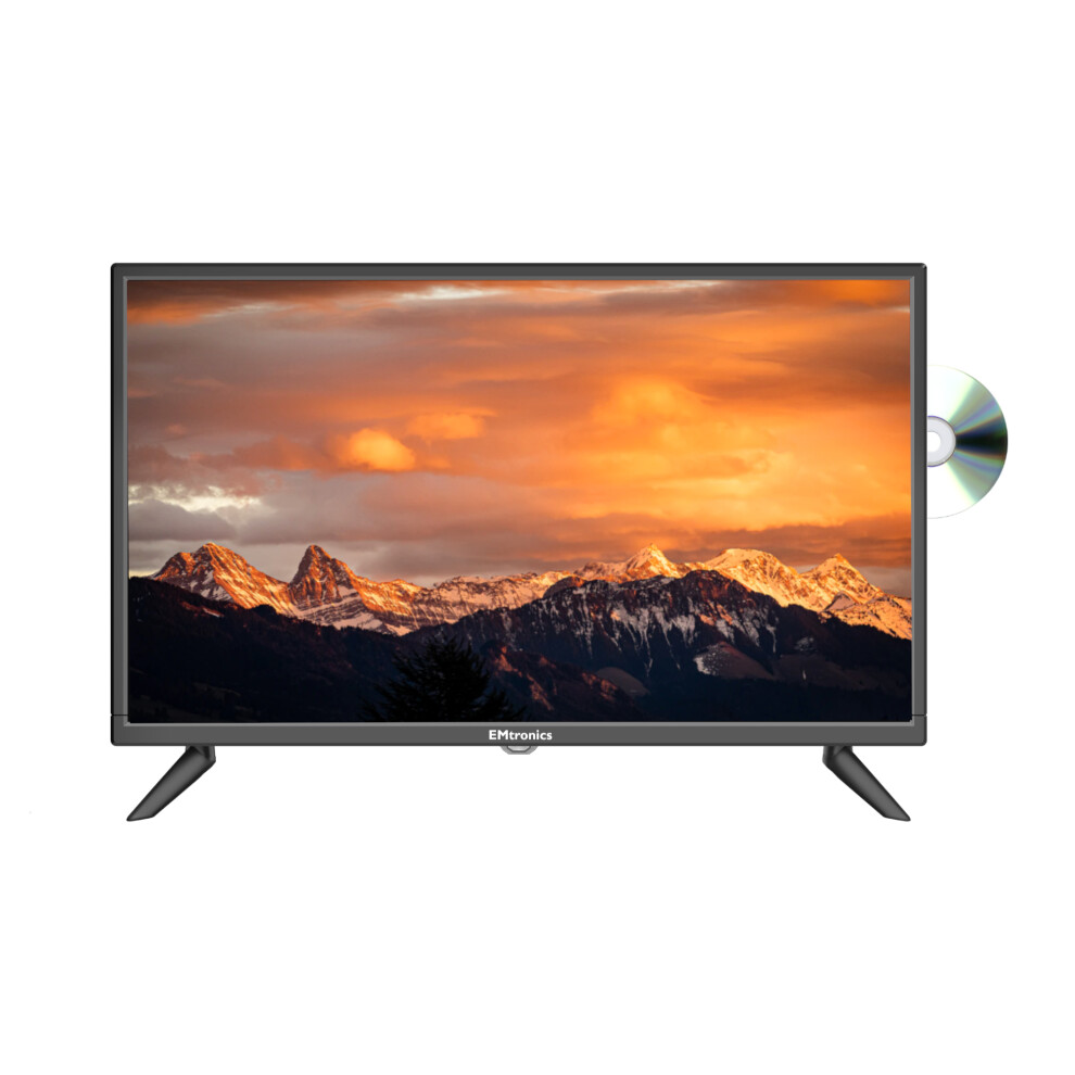 EMtronics 24" Inch HD Ready TV With Built-in DVD And Freeview, HDMI