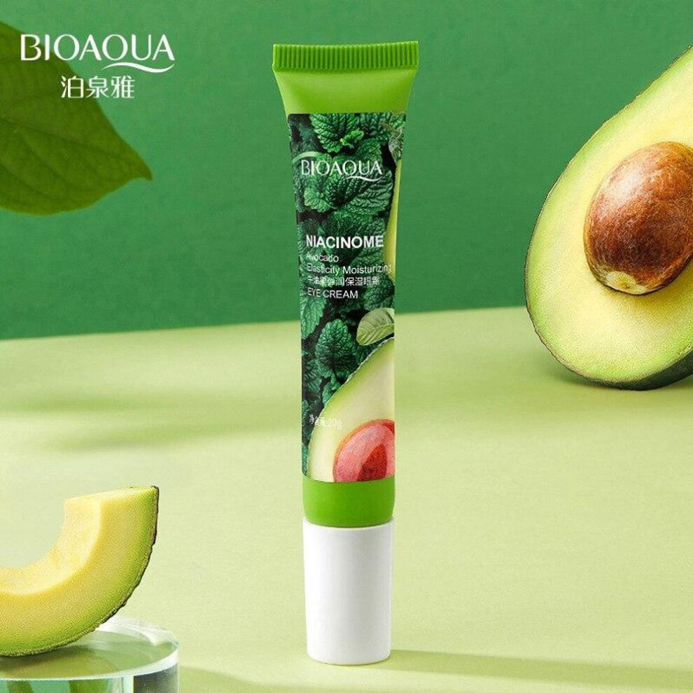 (as the picture) Avocado Moisturizing Firming Eye Cream Anti-wrinkle Diminishing Eye Lines Remove Dark Circles Against Puffiness Eye Bags