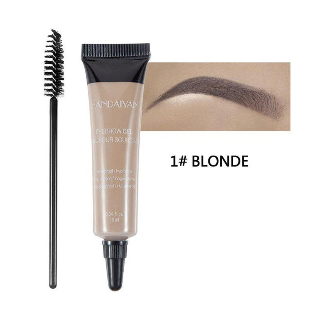 (01) Eyebrow Cream Gel Makeup Eyebrow Dye Tint Long Lasting Waterproof Eyebrow Gel