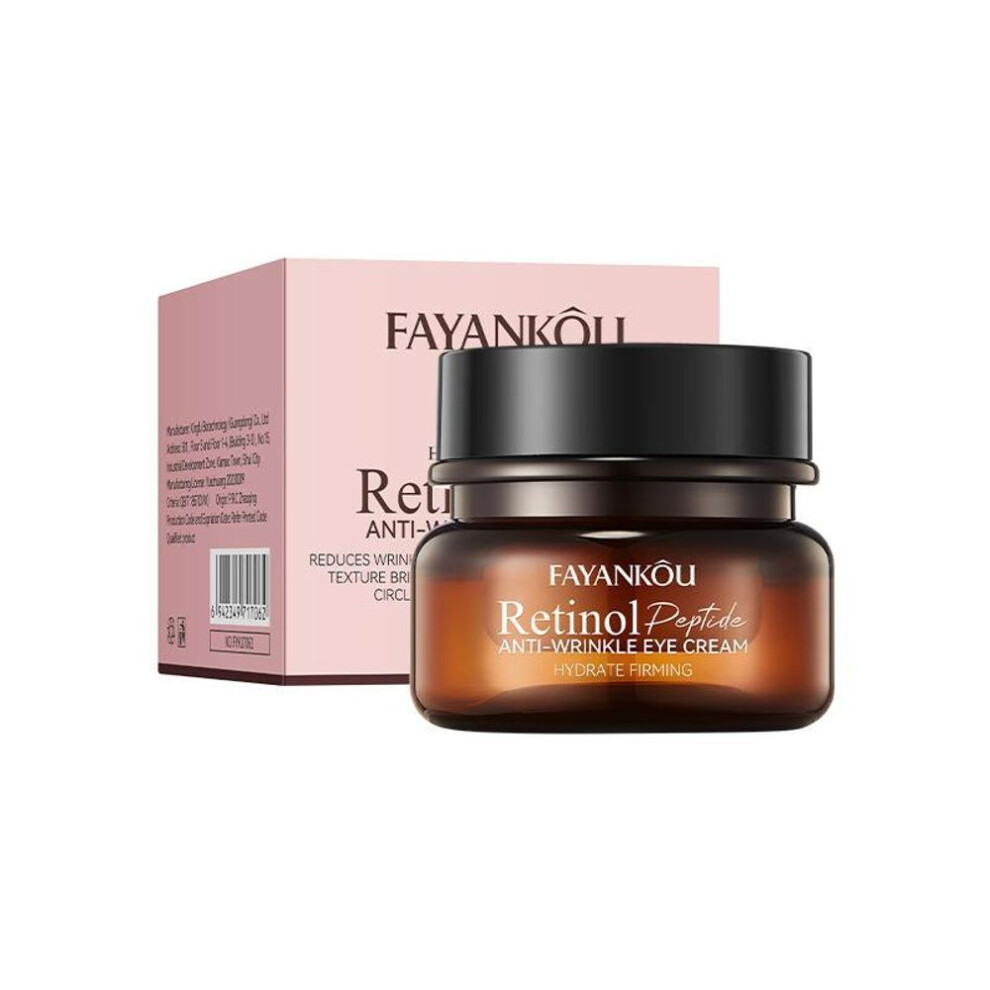 (as the picture) Retinol Anti-wrinkle Eye Cream 30g Peptide Light Line Moisturizing Firming Eye Cream Whitening Fade Dark Circles Eye Care