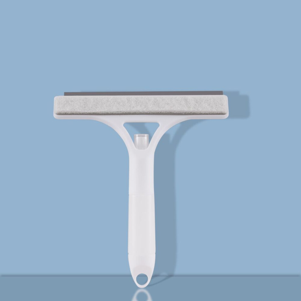 (white) 3 In 1 Glass Wiper With Scraper And Sprayer, Window Cleaner, Multifunctional Handheld Shower Window Glass Scraper For Spraying
