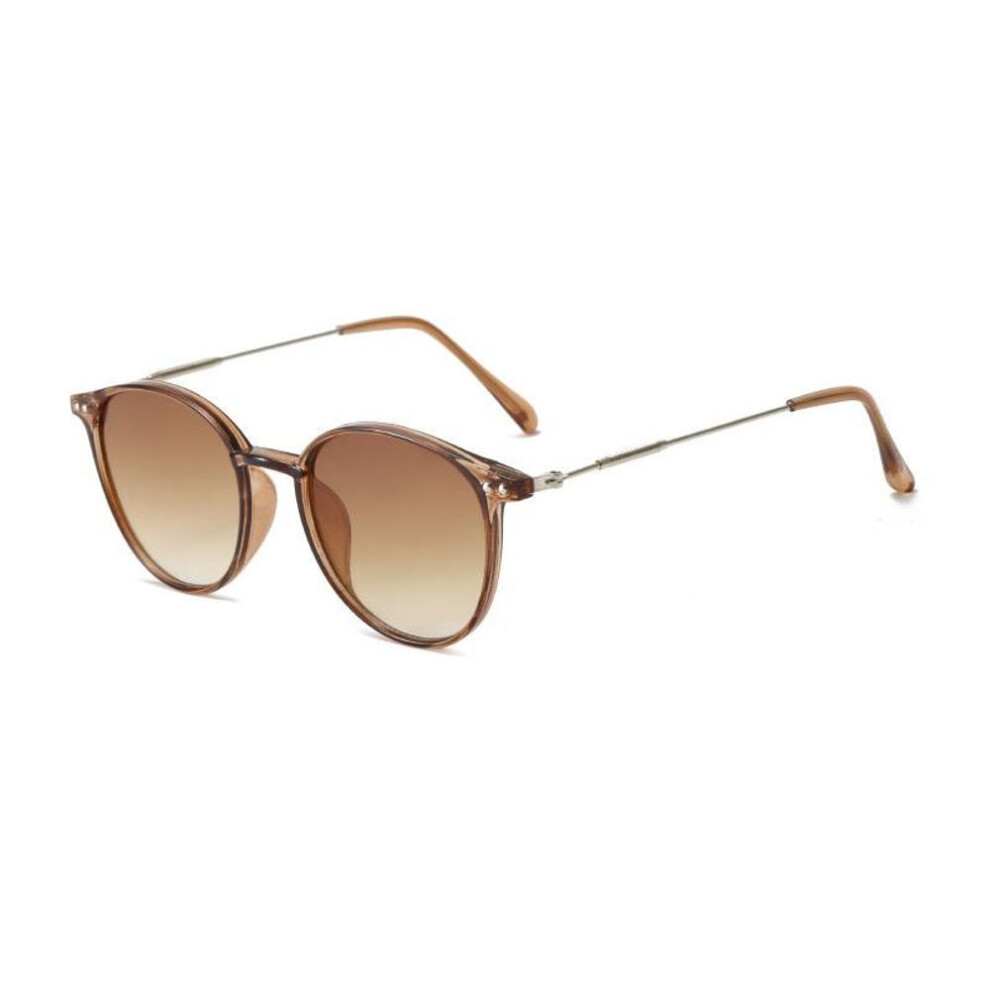 (brown) Korean Fashion Ladies Sunglasses with Sun Protection