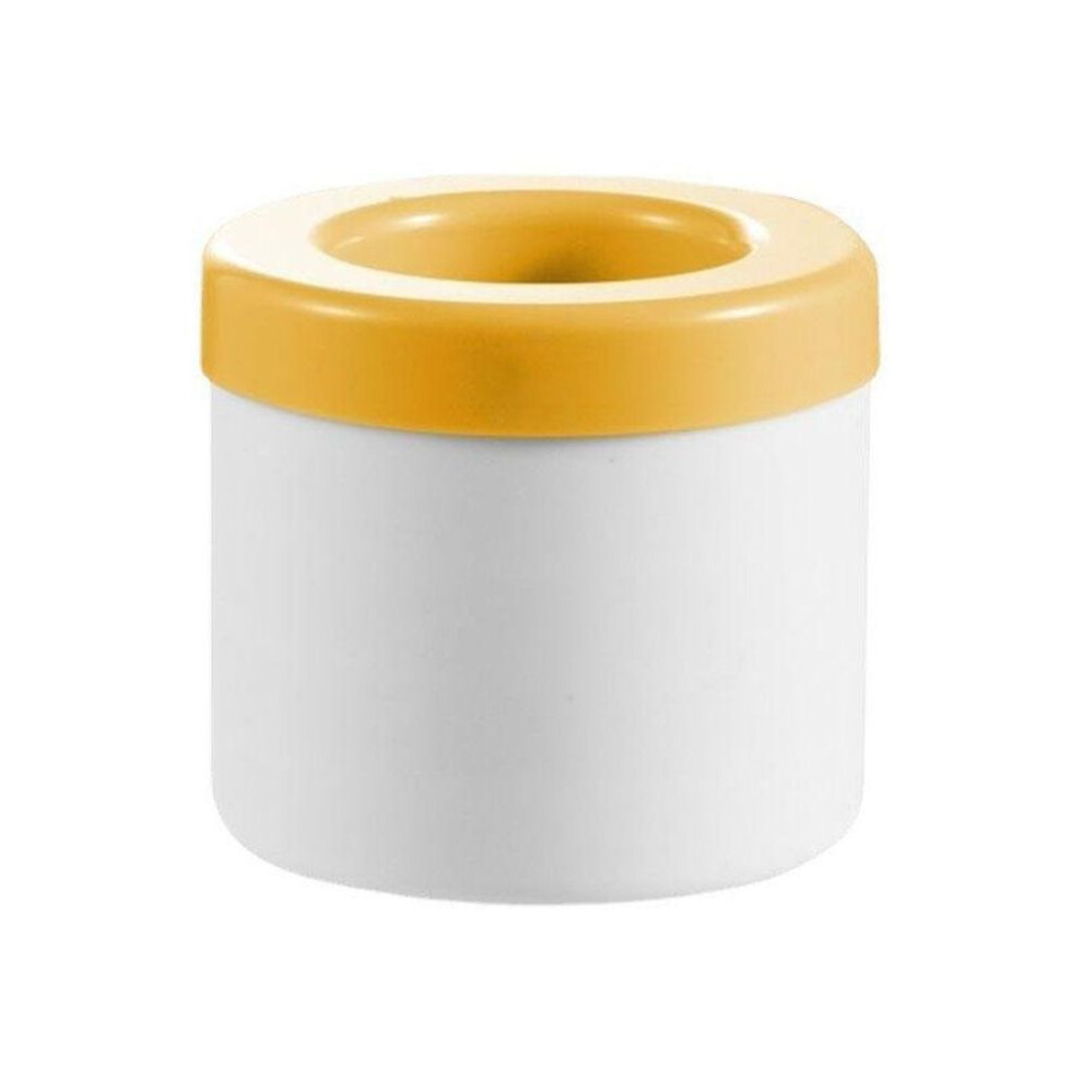 (yellow, Round) Silicone Ice Cube Mold Round Ice Bucket Cup Mould Refrigerator Freeze Ice Maker Creative Design Ice Cube Mold For Party Barware