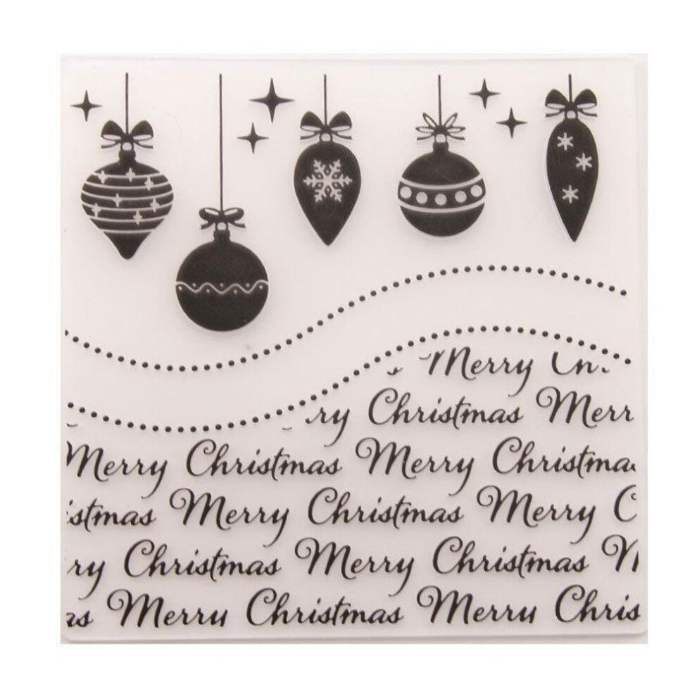 (No.13-Merry Christmas) Merry Christmas Frame Plastic Embossing Folders Dies Stencil For Diy Scrapbooking Album Card Decor Template Snowflake Garland Lantern