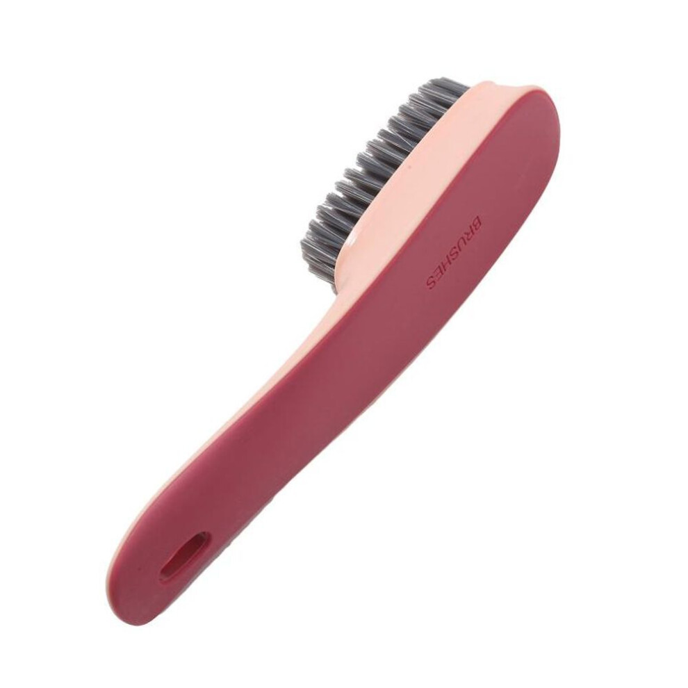 (red) Shoe Cleaning Brush Plastic Clothes Scrubbing Household Multi-functional Cleaning Tools Commercial Washing Brush Accessories