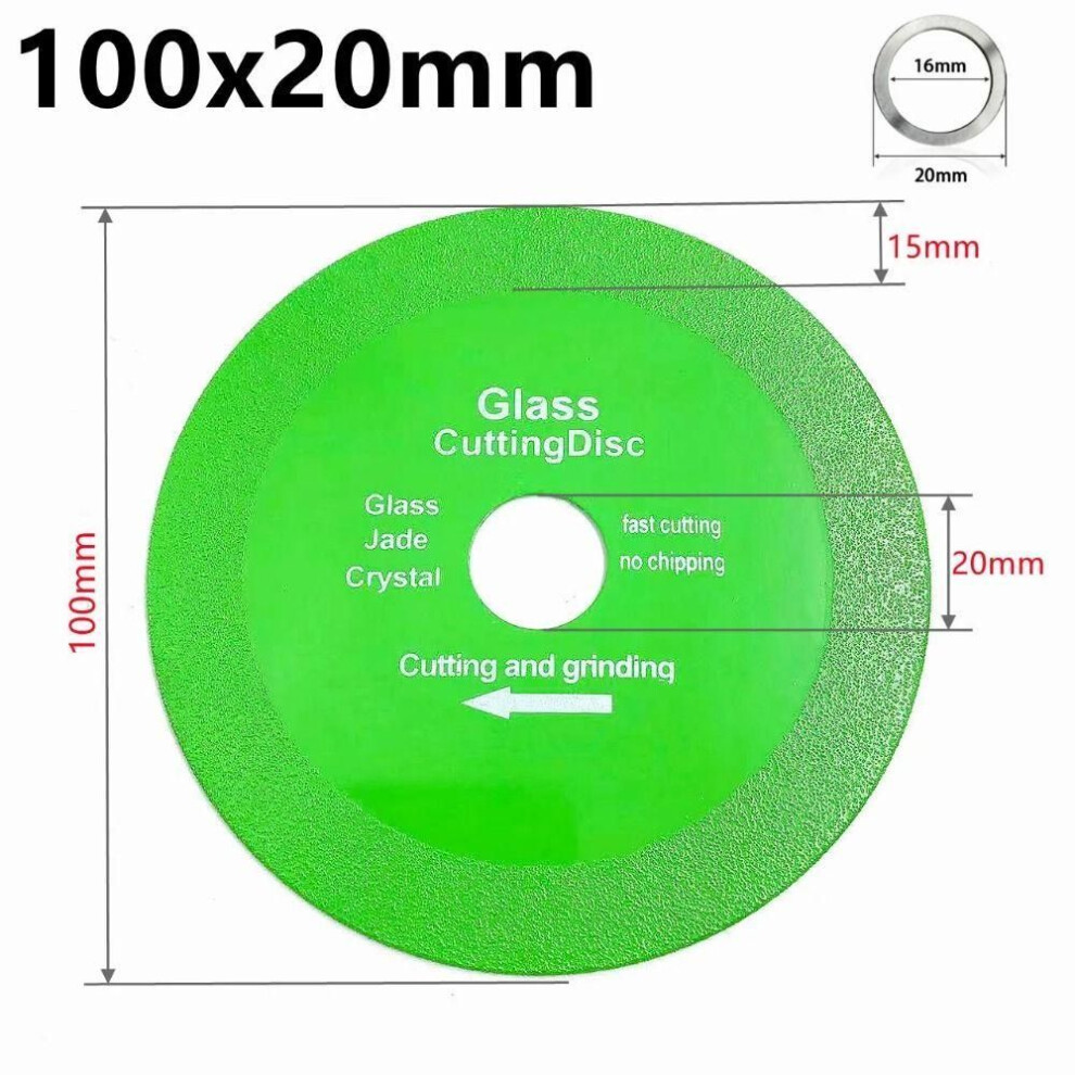 (100x20mm) Grinding Diamond Marble Saw Blade Sharp Brazing Polishing Cutting   Disk  Ceramic Tile