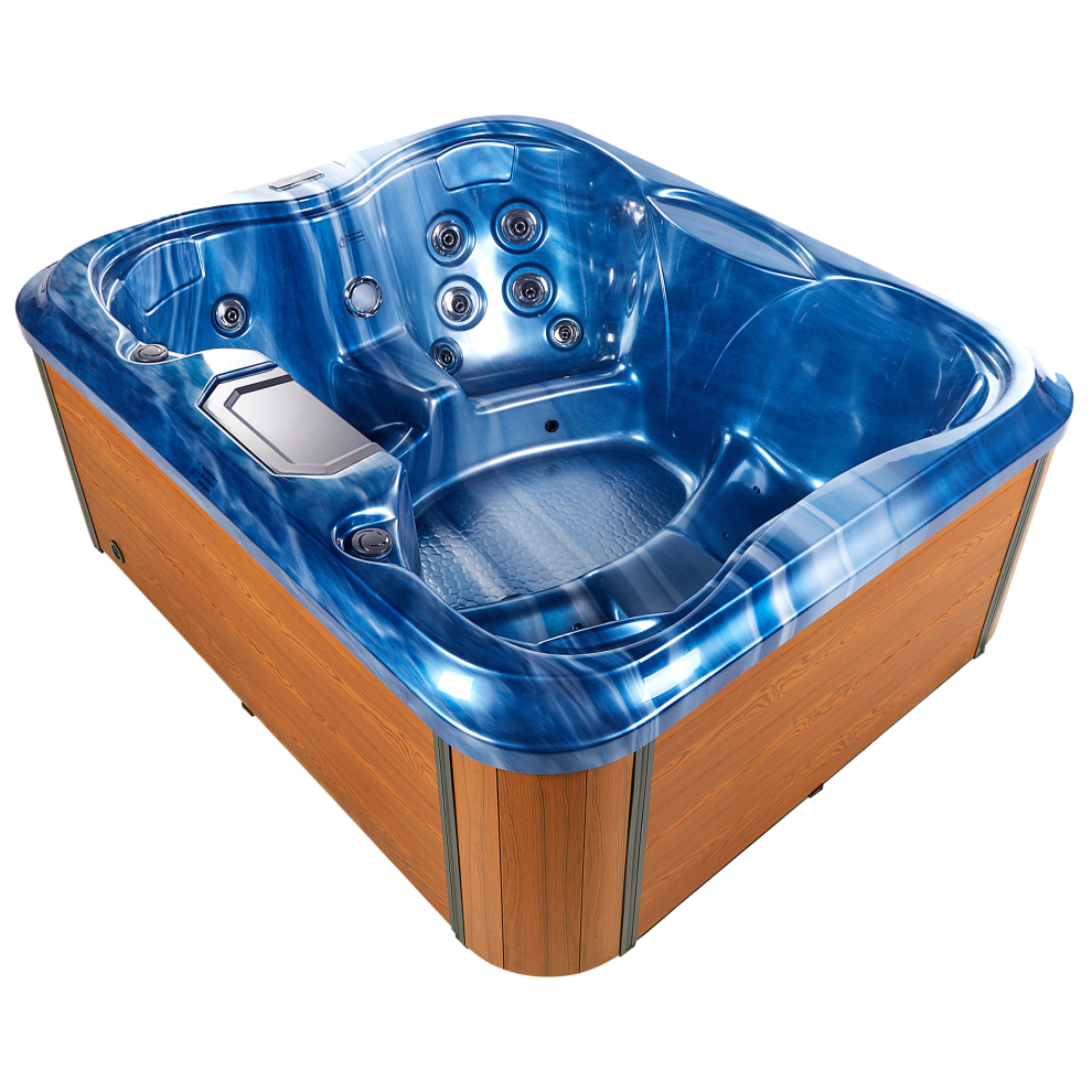 Outdoor Hot Tub with LED ARCELIA Blue