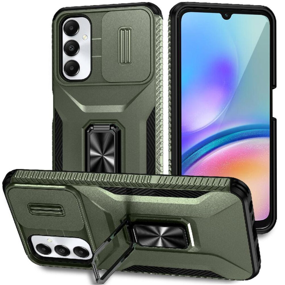 (Bottle ) Case For Samsung Galaxy A05s Lens Protection Shockproof Car Magnet Ring Hodler Green 764549371969