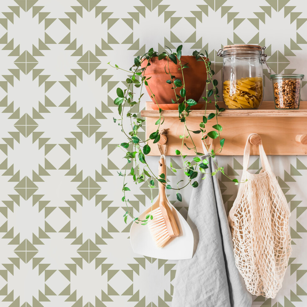 Photos - Other for Repair  Geometry Tile Stickers Self-Adhesive Peel and Stick Tile Backsplash Bohemian Wall Stickers for Kitc(TS350, 15cmx15cmx20pcs)