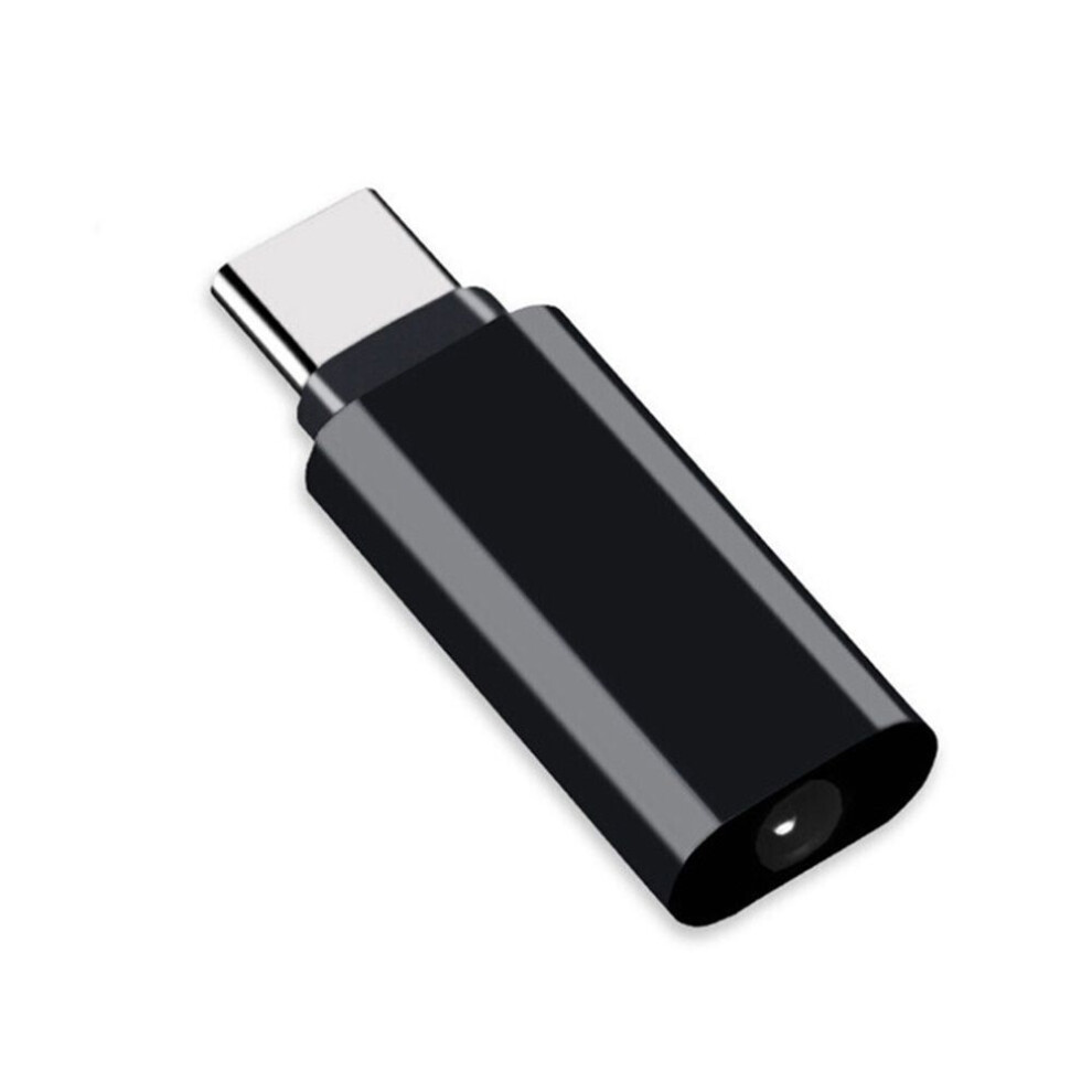 (black) Speaker Earphone Connector Converter Type C To 3.5mm Jack Audio Adapter Usb-c Male To Female