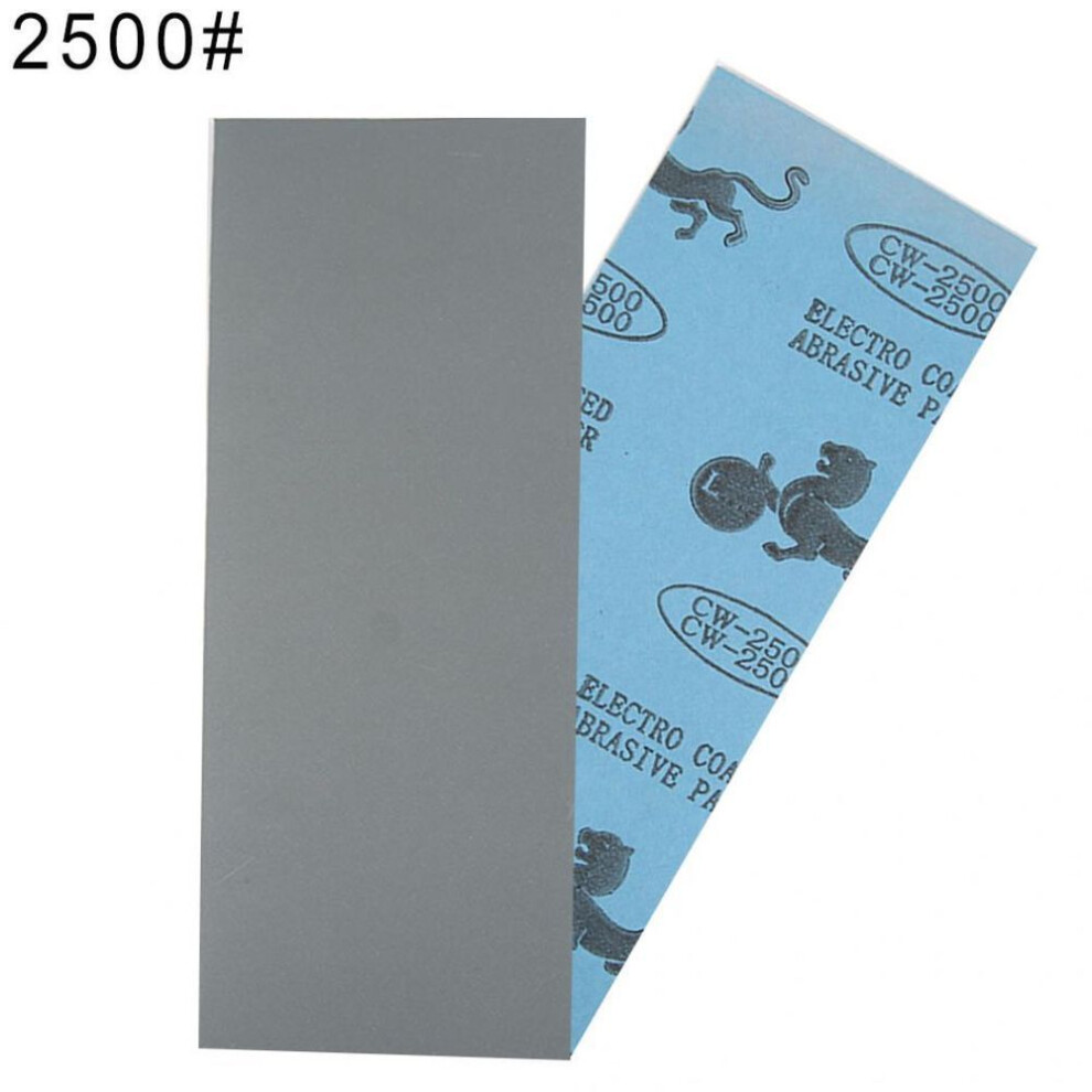 (2500) Wet Dry Sandpaper Sheets 400/600/800/1000/1200/1500/2000/2500# Polish