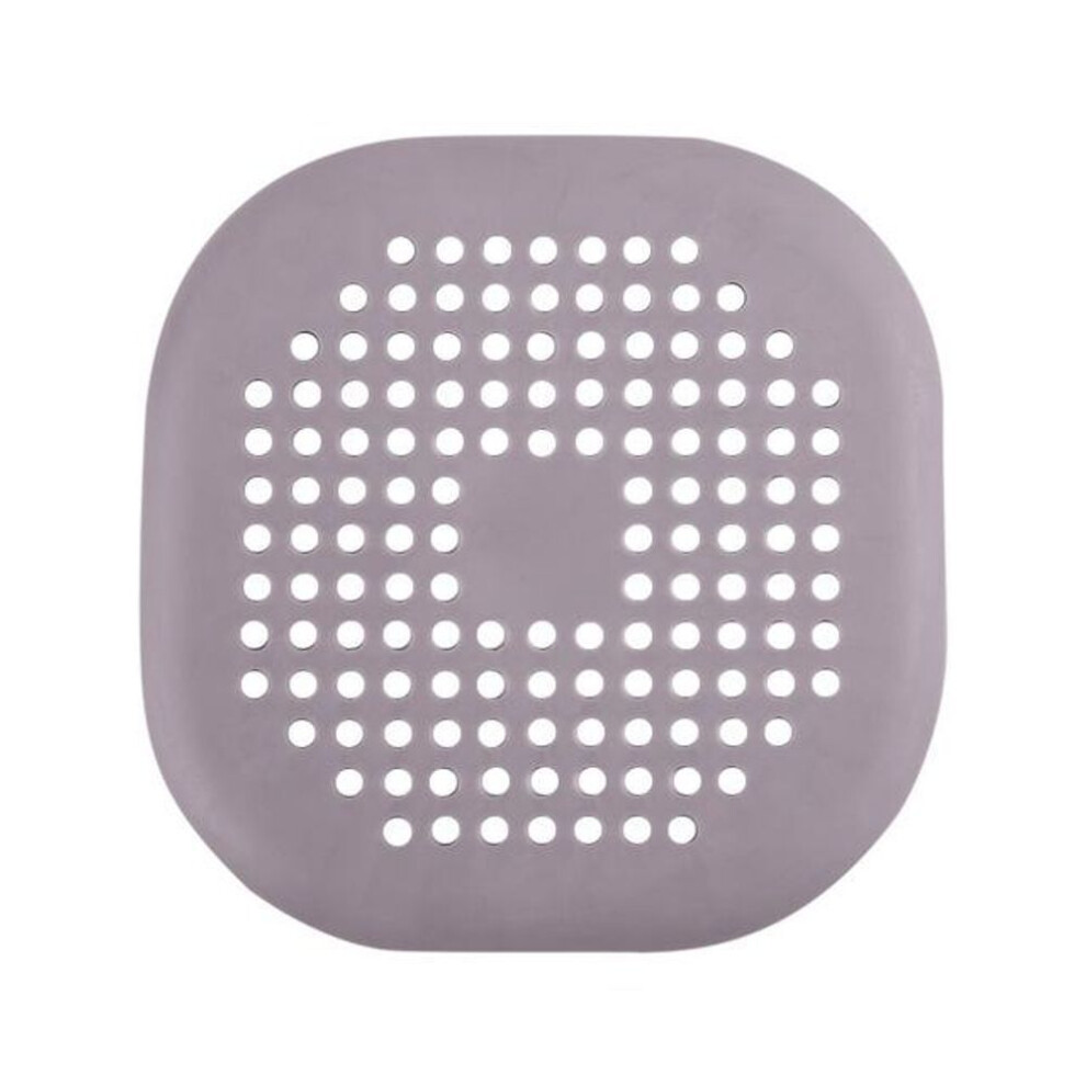 (grey) Silicone Kitchen Sink Drain Hair Stopper Kitchen Sink Slag Bathroom Accessories Bathtub Strainer Sewer Outfall Filter Colanders