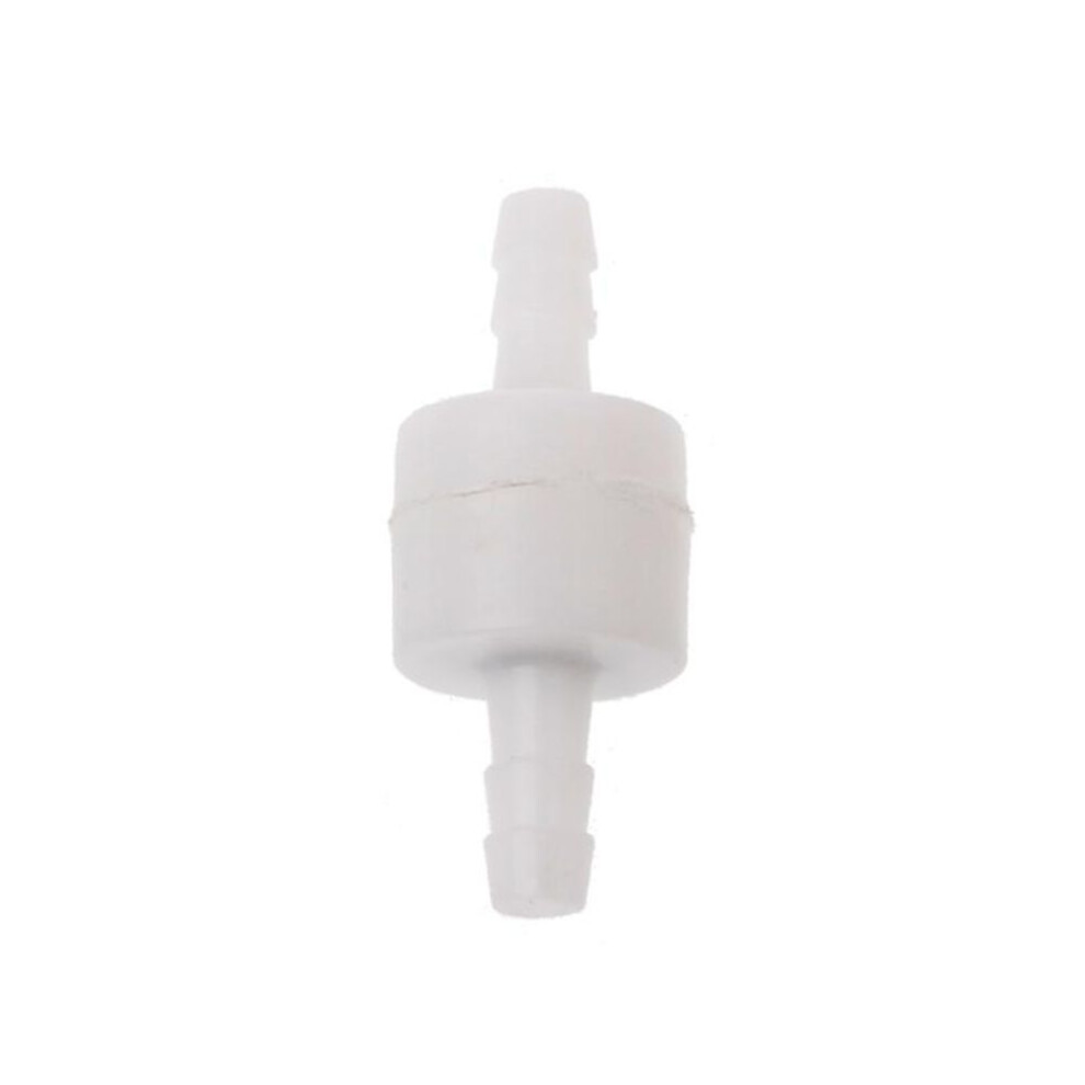 (6) Plastic One-way Non-return Water Inline Fluids Check Valves For Fuel Gas Liquid