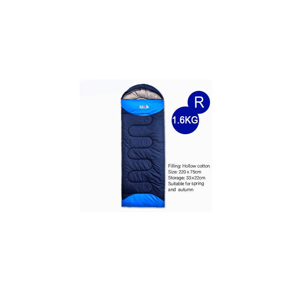 (Standard 1.6KGRightN) Camping Sleeping Bag Ultralight Waterproof 4 Season Warm Envelope Backpacking Sleeping Bags for Outdoor Traveling Hiking