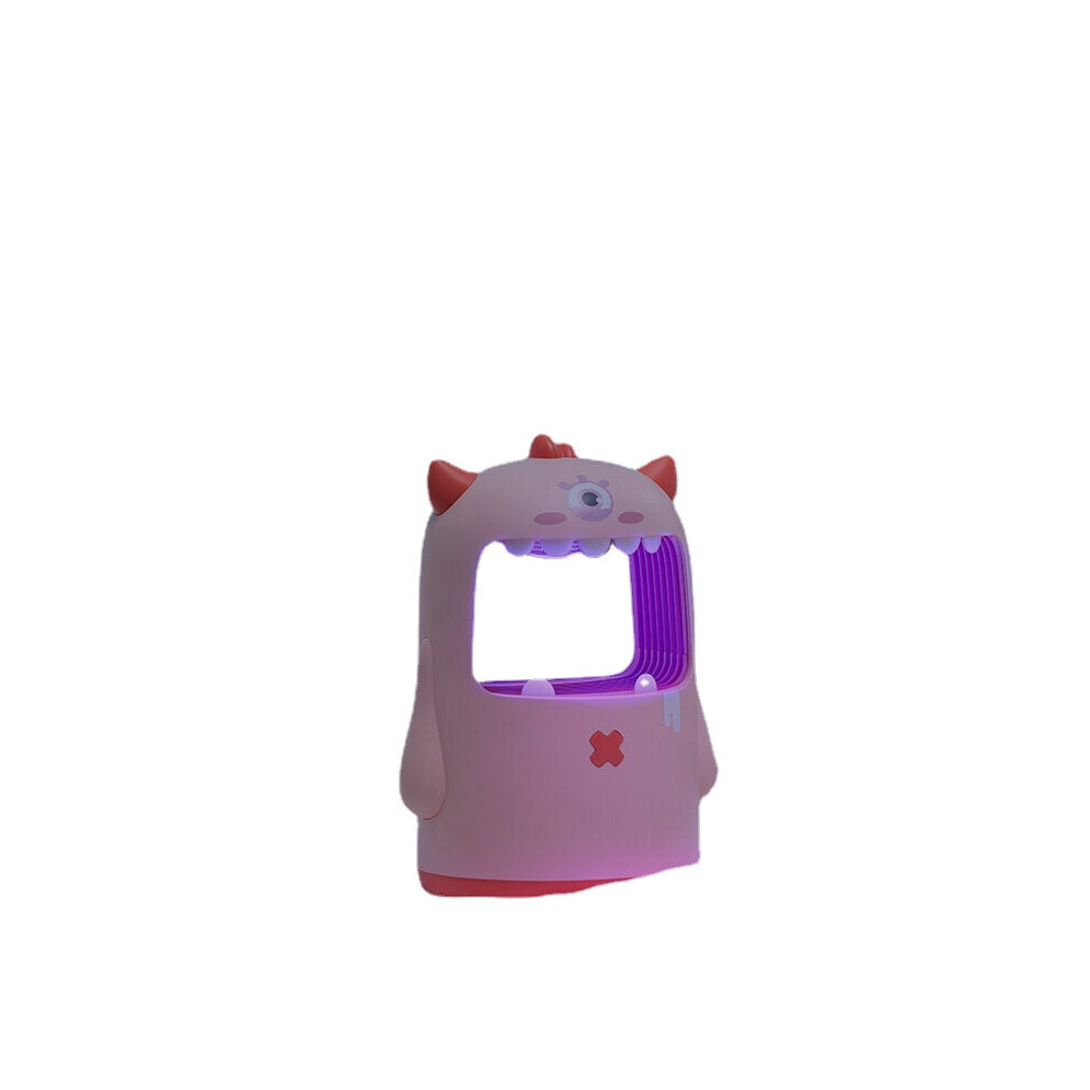 (Pink) Electric Mosquito Killing Lamp USB Mute Photocatalyst Mosquito Killing Trap Fly Mosquito Repellent Physical Insect Mosquito Attractant Trap