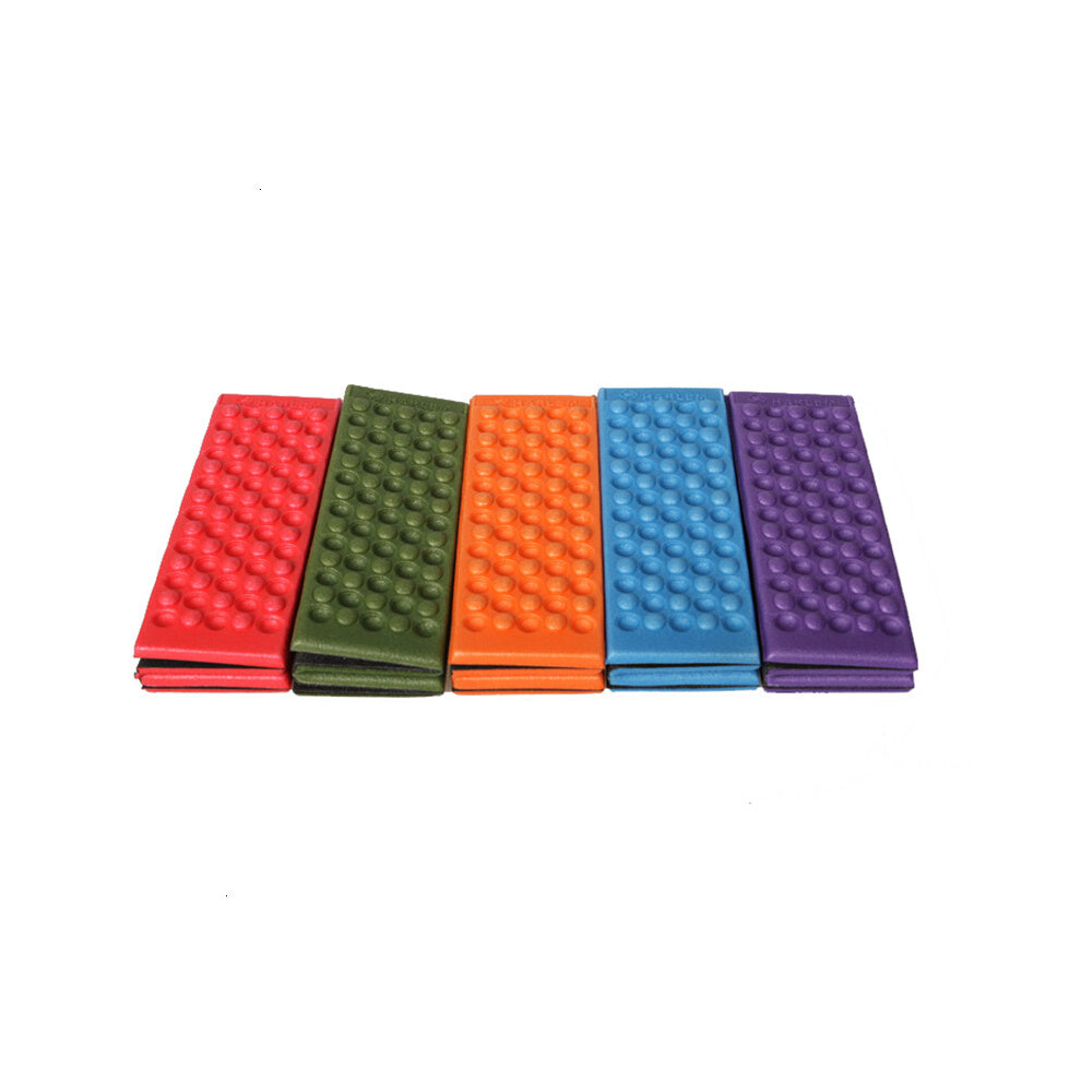 (purple) Foldable Folding Outdoor Camping Mat XPE Waterproof Seat Foam Pad Chair Picnic Moisture-proof Mattress Beach Mat Pad