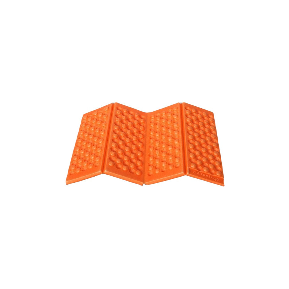 (Orange) Foldable Folding Outdoor Camping Mat XPE Waterproof Seat Foam Pad Chair Picnic Moisture-proof Mattress Beach Mat Pad