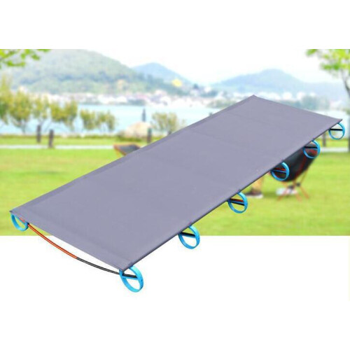 Camping Folding Bed Ultralight Single Bed Tent Cot Portable Sleeping Bed Alloy Frame 2