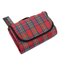 (Red, 150x80cm) Camping Mat Plaid folding camping mattress Baby Climb Outdoor Waterproof Beach Picnic Blanket for Multiplayer Picnic
