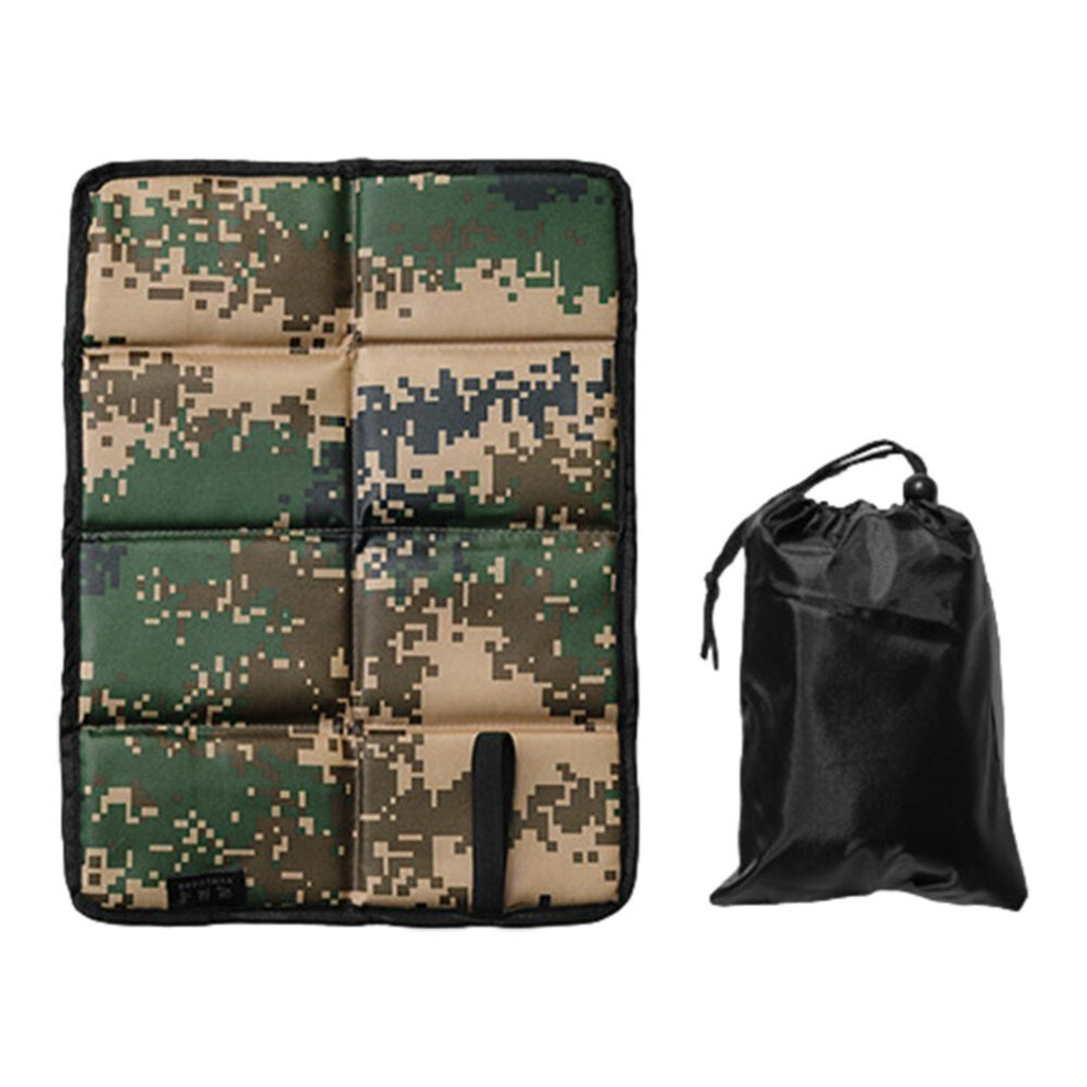 (Camouflage) Folding Seat Cushion Moisture-proof Sit Pads Mat Heat-insulating Seat Pads Portable Beach Pad Outdoor Camping