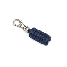 (Blue) Outdoor EDC Mini Key Chain Key Ring Camping Emergency Survival Paracord Bracelet Tools Kit