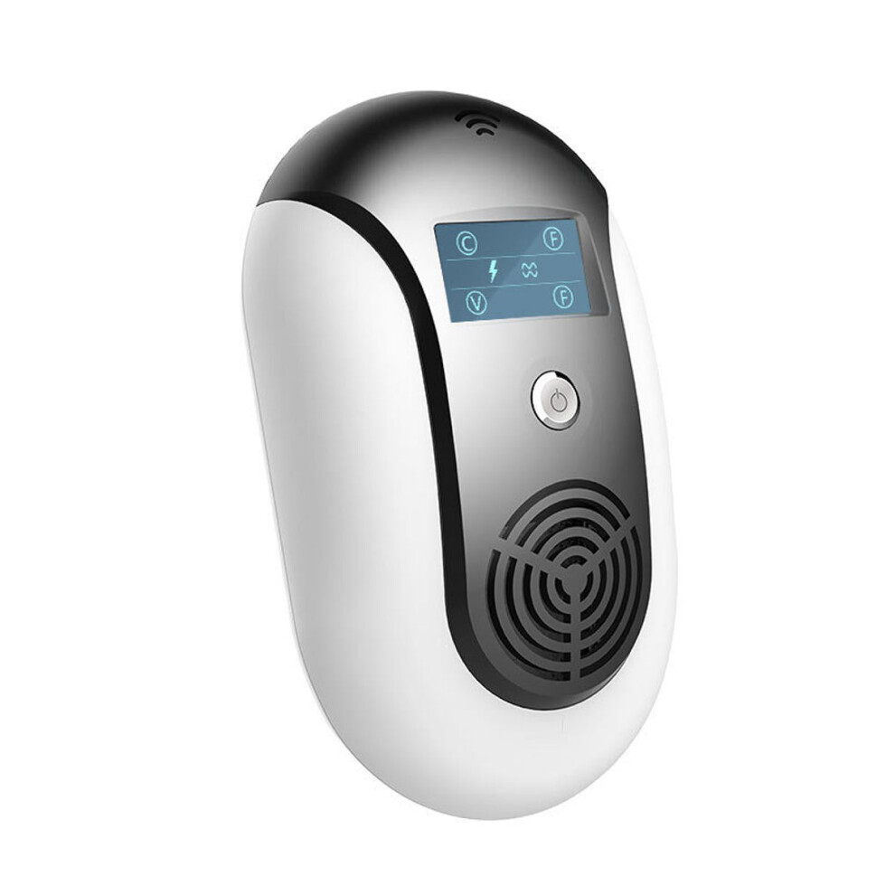 (Black, US Plug) Electronic Ultrasonic Pests Repeller Control Bug Mosquito Mouse Cockroach Killer Reject