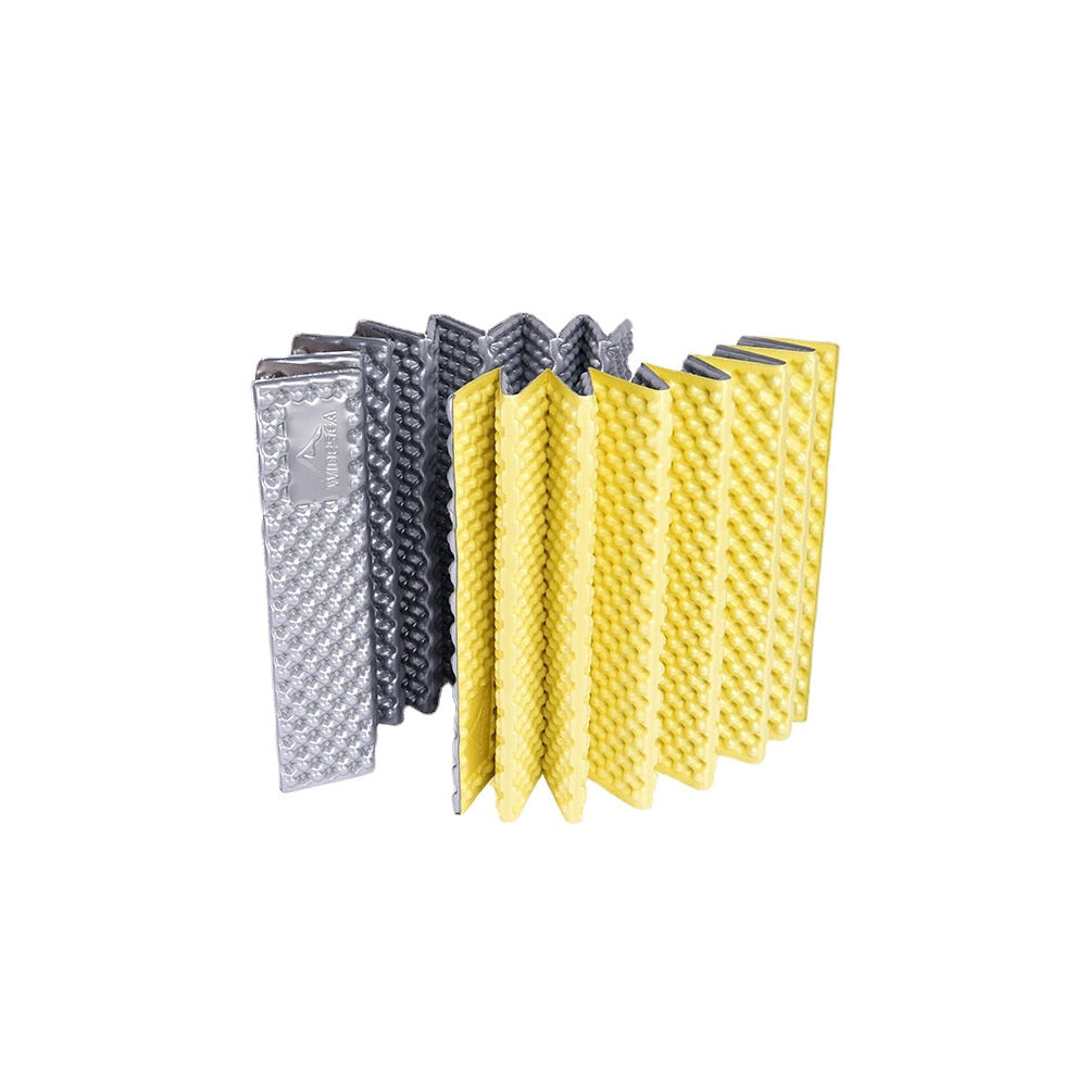 (Yellow) Camping Mat Portable Sleeping Pad Picnic Foam Bed Mattress Travel Trekking Equipment Blanket Waterproof Moistureproof