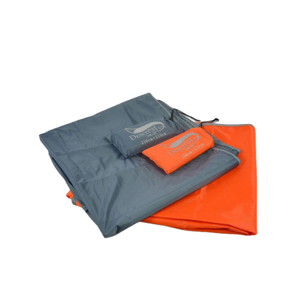 (Grey, 210x200cm) Waterproof Tent Floor Tarp Picnic Mat Ultralight Pocket Tent Footprints Beach Tarp with Sack for Camping Hiking
