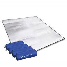 (100x200cm) Aluminum Foil Mat Sleeping Mat for Camping 200x200 cm Insulating Mat Thermal Blanket Foldable Tent Mat Floor Mat Ultralight
