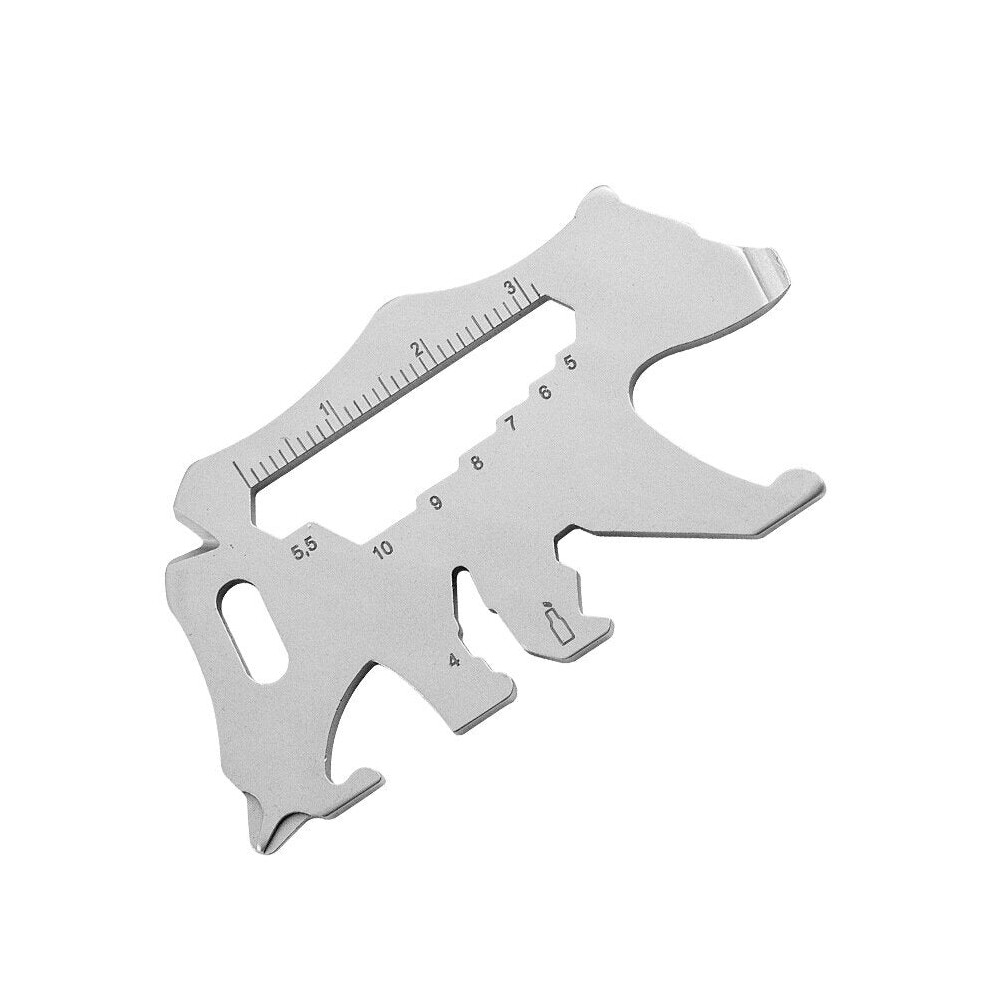 (B 5Pcs) 7-In-1 Pocket Multi-Tool Multifunction Military Card Shape Edc Tools Screwdriver For Outdoor Survival Camping 6112212499108
