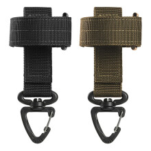 (Black Camel) Multipurpose Glove Hook Military Fan Outdoor Tactical Gloves Climbing Rope Storage Buckle Adjust Camping Glove Hanging Buckle