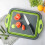(White) 7L Kitchen Cutting Board Folding Multifunction Drain Basket Washing Fruit Vegetable Basket 6