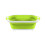(White) 7L Kitchen Cutting Board Folding Multifunction Drain Basket Washing Fruit Vegetable Basket 10