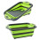 (White) 7L Kitchen Cutting Board Folding Multifunction Drain Basket Washing Fruit Vegetable Basket 8