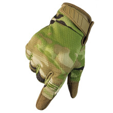 (multicam, L) Hiking Fishing Gloves Full Finger Shooting Tactical Hunting Climbing Cs Gloves Durable for Combat Army Airsoft Paintball Camping