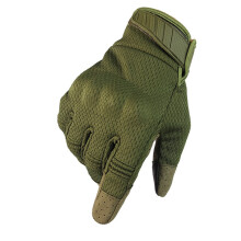 (Green, XL) Hiking Fishing Gloves Full Finger Shooting Tactical Hunting Climbing Cs Gloves Durable for Combat Army Airsoft Paintball Camping