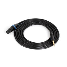 (3M) Alloy 6.35mm Female to Male AUX Audio Cable For Microphone Mixer