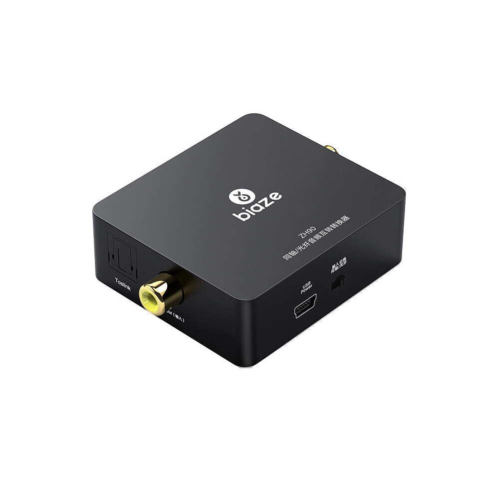 Digital Coaxial to Optical Fiber Audio Converter for AC3 TV PS4 TV Box Audio Amplifier 5.1-image-OPC-PFZR8PK-NEW
