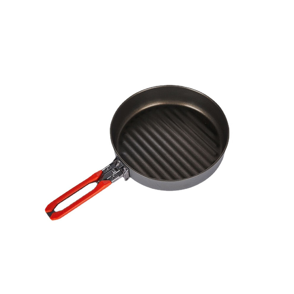 Gold Line Non-stick Frying Pan Outdoor Camping Hiking Skillet with Non Stick Coating Fryan 0.9L 210G