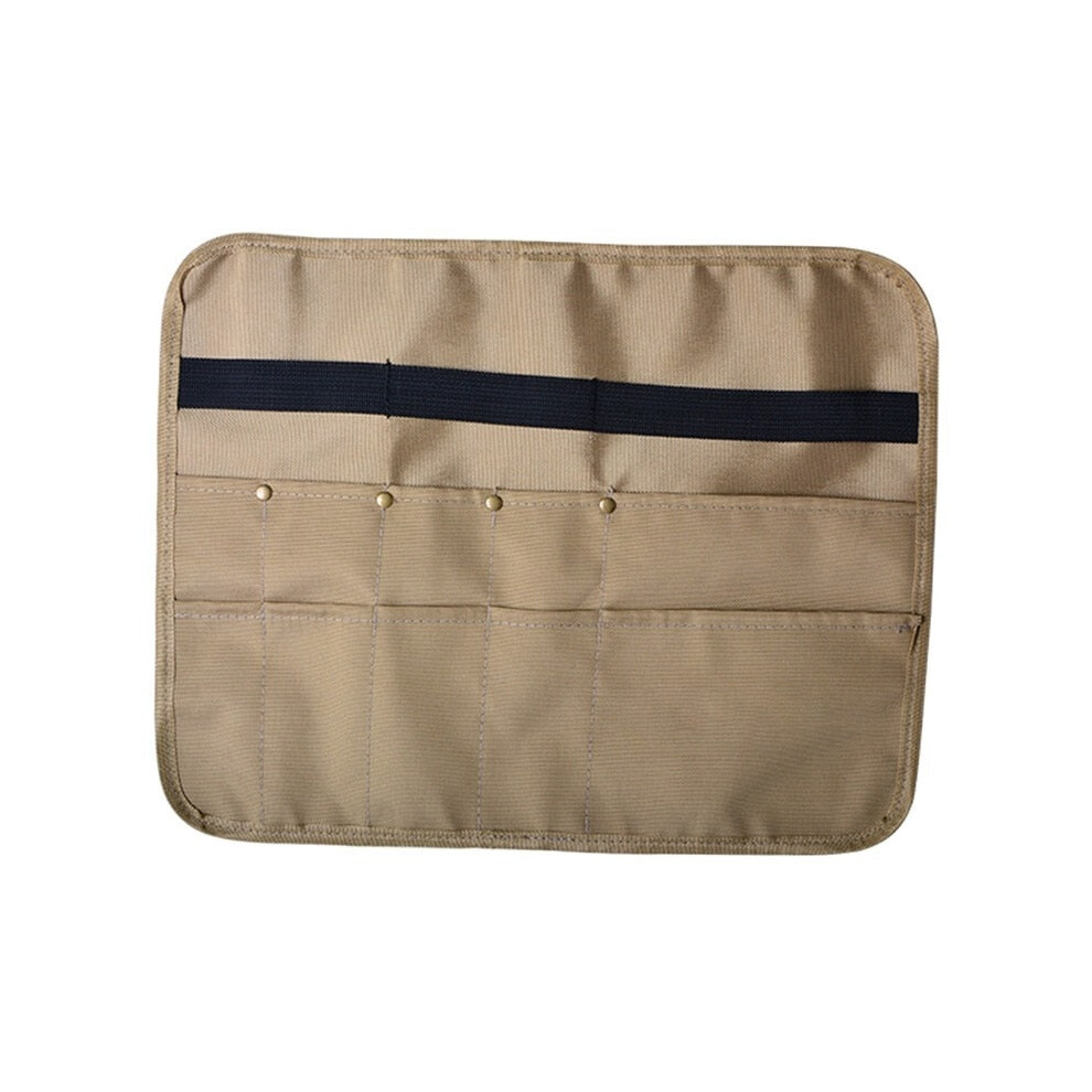 (Rectangle) Oxford Cloth Camping Picnic Tableware Storage Bag Portable Barbecue Cutlery Organizer Outdoor Hanging Holder Bags