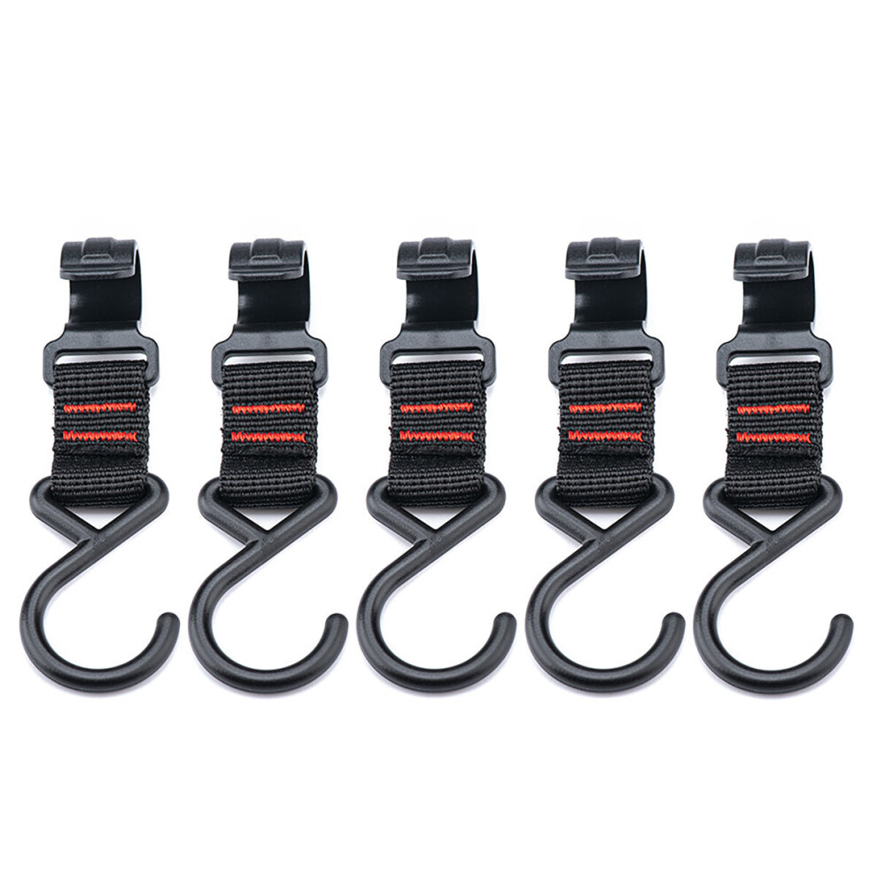 (5pcs, Plastic Steel Hooks) Ultralight Hanging Rack Folding Cookware Storage Triangle Racks Clothes Shelf Up to 8kg Outdoor Camping Picnic Travel