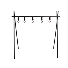 (35.8x25.2x37.8 inches, Aluminum Alloy pulling Rack) Ultralight Hanging Rack Folding Cookware Storage Triangle Racks Clothes Shelf Up to 8kg Outdoor Camping Picnic Travel