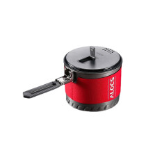 (14.L) Outdoor Heat Exchange Camping Cooking Pot Cookware Folding Handle For Hiking Backpacking Picnic