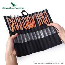 Tent Stakes Bag Cutlery Storage Bag Outdoor Camping Tent Pegs Nails Drawstring Storage Travel Stuff Sack