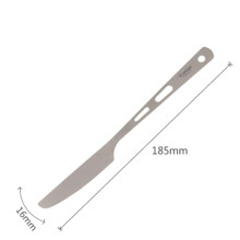 (Knife) 3pcs/set Cutlery Set Ultra Lightweight Knife Fork Spoon for Home Use Travel Camping Picnic Cutlery Set
