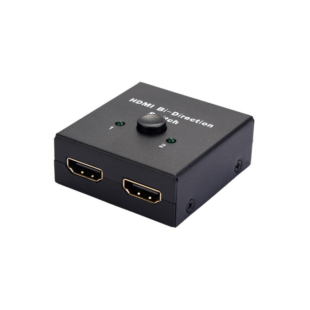 1080P Plug And Play HDMI Splitter Switch Two In and One Out Smart HDMI Bi-Direction Video Adapter