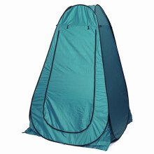 (Dark Green) Privacy Shower Tent Camping Tent Waterproof UV-proof Sun Shelter Beach Tent Canopy with Two Window