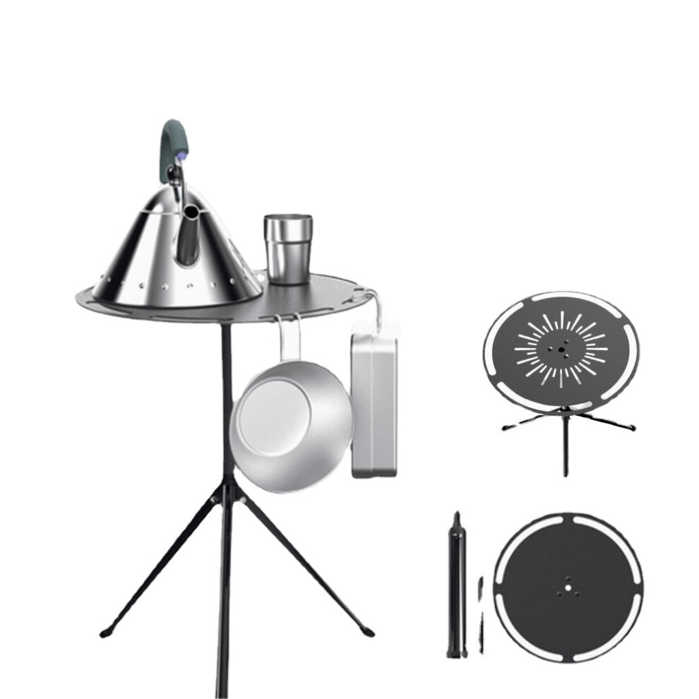 Portable Camping Table Foldable Round aluminium Alloy Height Adjustable Outdoor Hiking Picnic-image-OPC-PFZR9SG-NEW