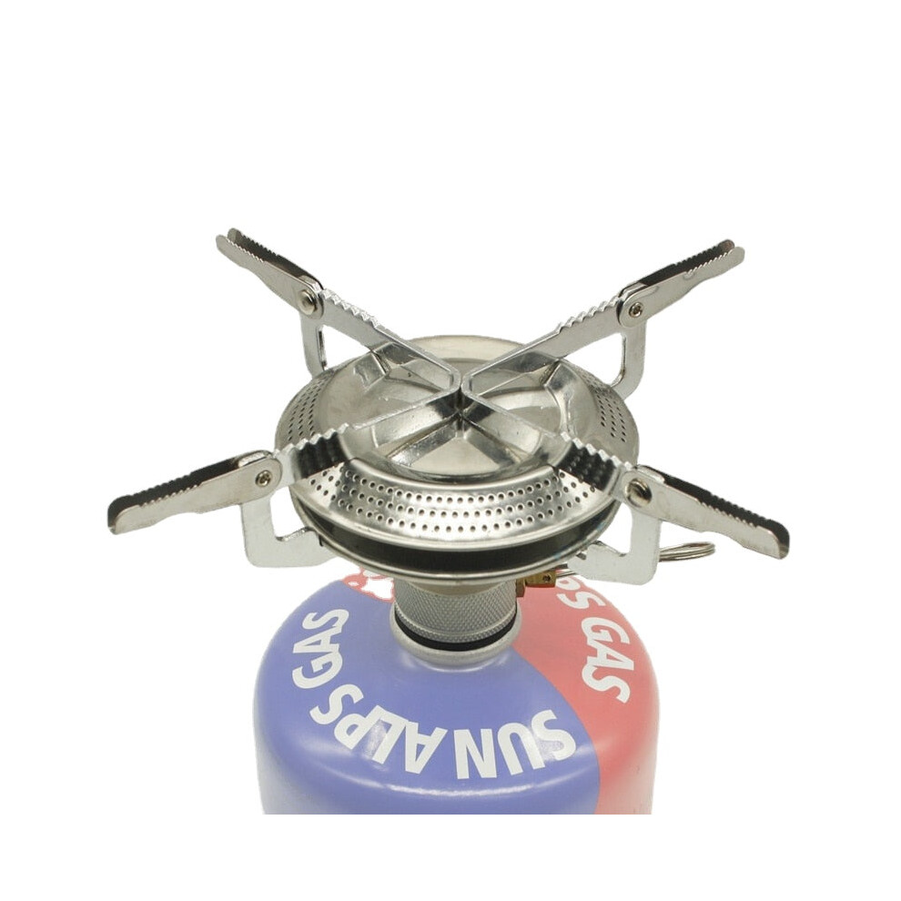 Portable Outdoor Camping Cooking Ultra light Gas Stove BBQ Picnic Stainless Steel Mini Foldable Hiking Gas Stoves Backpacking